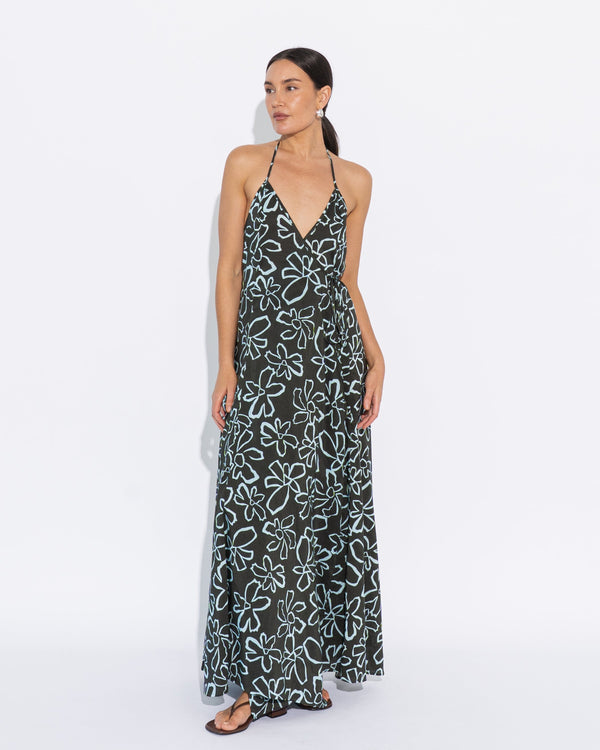 Canyon Halter Dress - Desert Flower