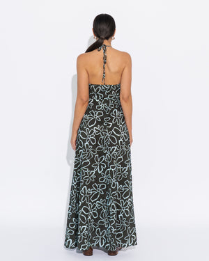 Canyon Halter Dress - Desert Flower