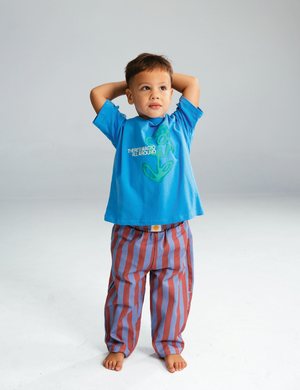 Fleur Tee - Blue Jay