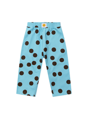 Pocket Pants - Blue Polka