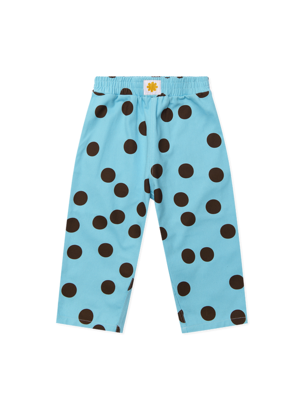 Pocket Pants - Blue Polka