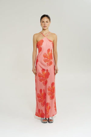 Chloe Maxi - Peach Petals
