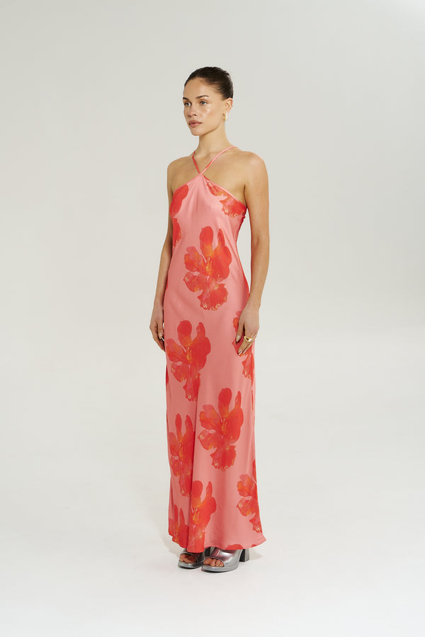 Chloe Maxi - Peach Petals
