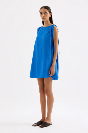 Winfield Mini Dress - Cobalt