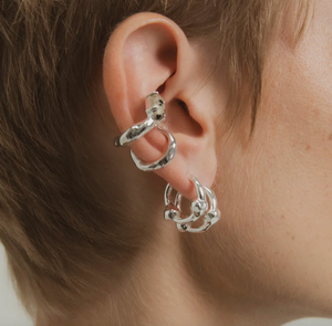 Hammered Ball Hoops - Small
