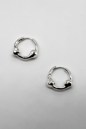 Hammered Ball Hoops - Small