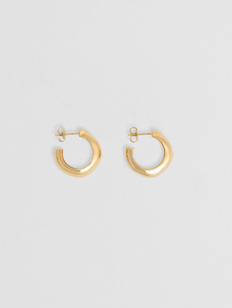 Sense Hoops - Medium - Gold