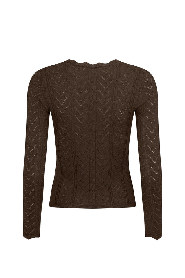 Lou Lou Knit Top - Cacao