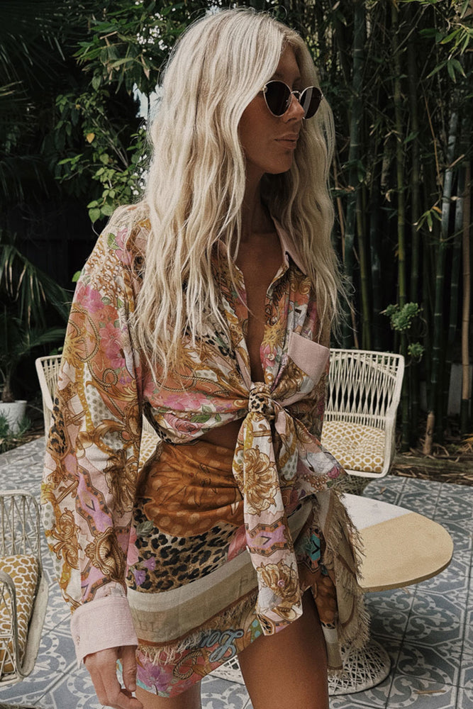 Lovers and Dreamers Shirt - Champagne Peach