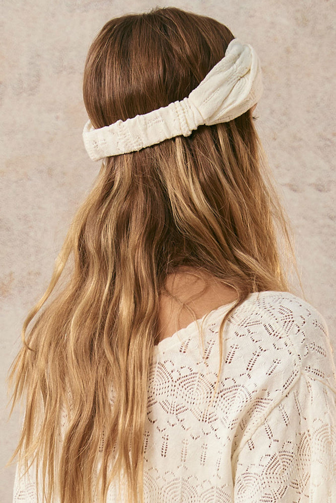Siesta Headband - White Sand
