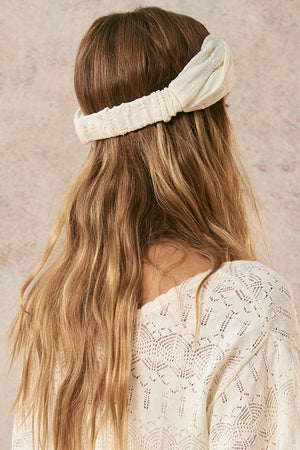 Siesta Headband - White Sand