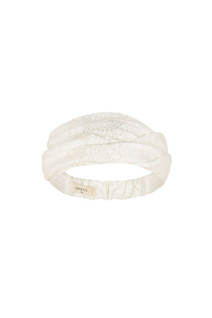 Siesta Headband - White Sand