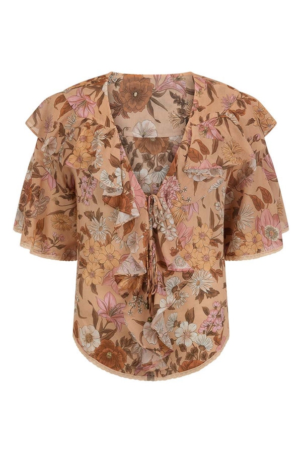 Stealing Beauty Short Sleeve Blouse