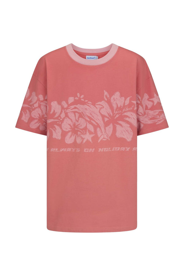 Troppo T-Shirt - Coral Red