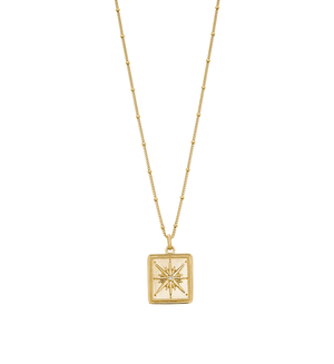 True North Coin Necklace - Gold