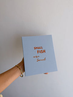 'Small Fish Are Sweet' Watercolour Book