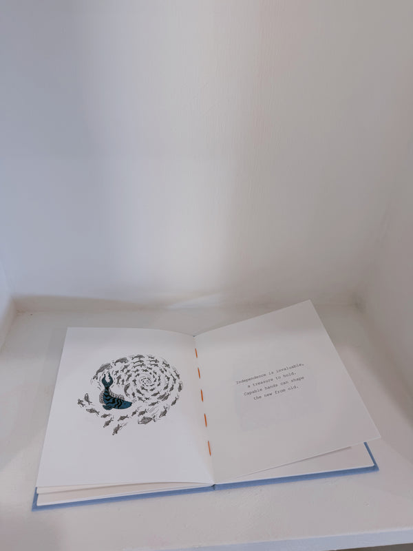 'Small Fish Are Sweet' Watercolour Book