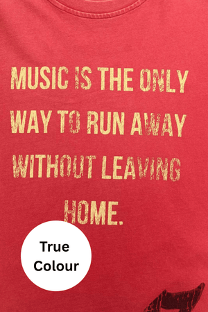 The Vinyl Shop Tee - Red