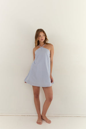 Corinne Mini Dress Sky