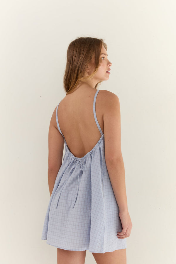 Corinne Mini Dress Sky
