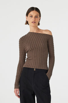 Sedona Long Sleeve Top - Pavement