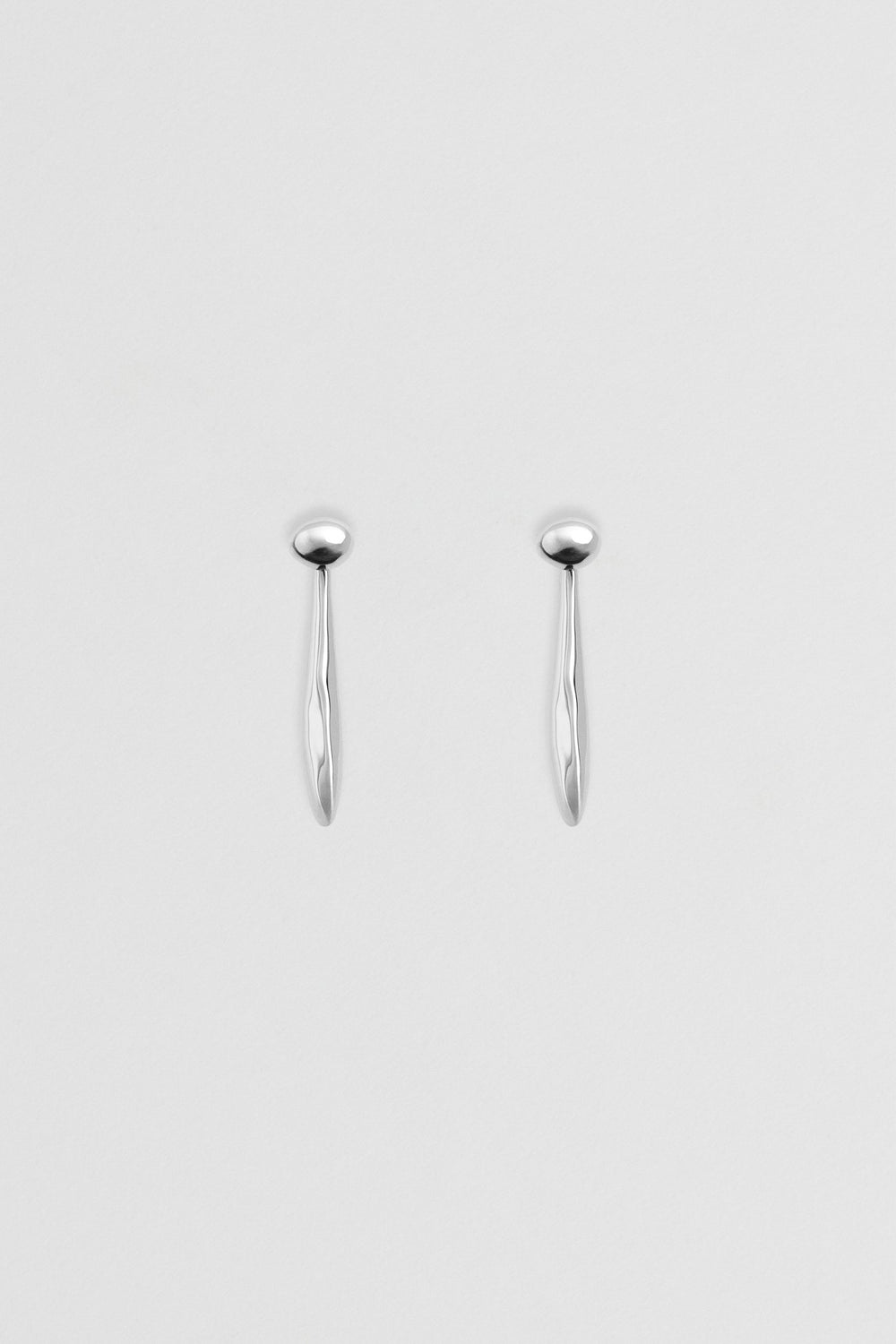 Verso Drop Earrings - Silver