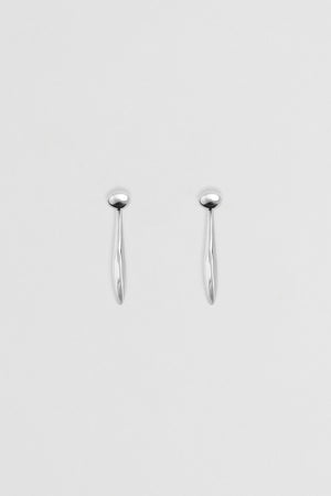 Verso Drop Earrings - Silver