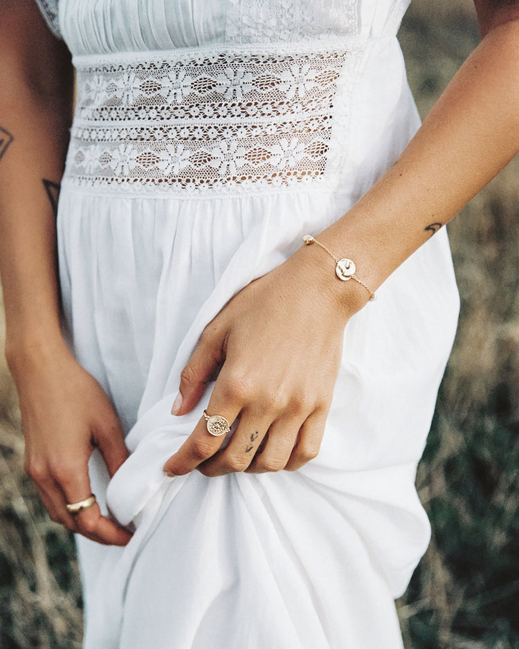 Tidal Pearl Bracelet - Gold