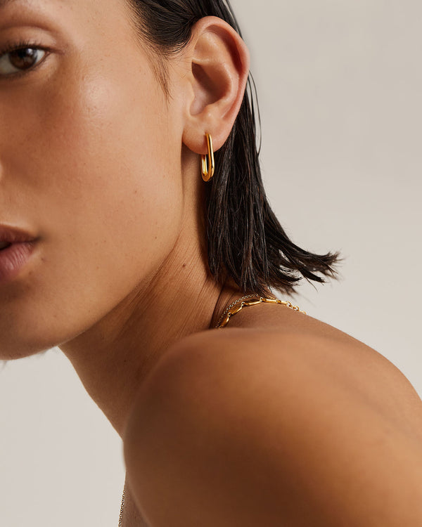 Embrace Hoops- Gold