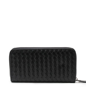 Woven Wallet Large - Black