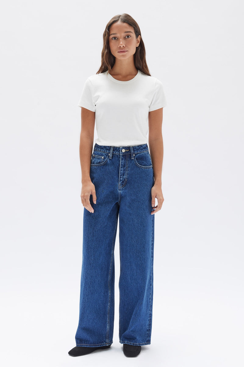 Wide Leg Jean - Heritage Blue