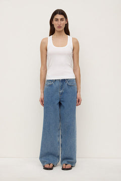 Womens Boyfriend Jean - Dark Stone