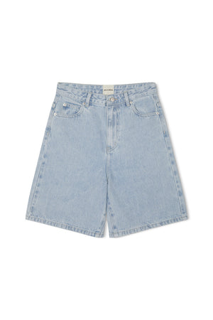 Light Wash Recycled Cotton Walk Short