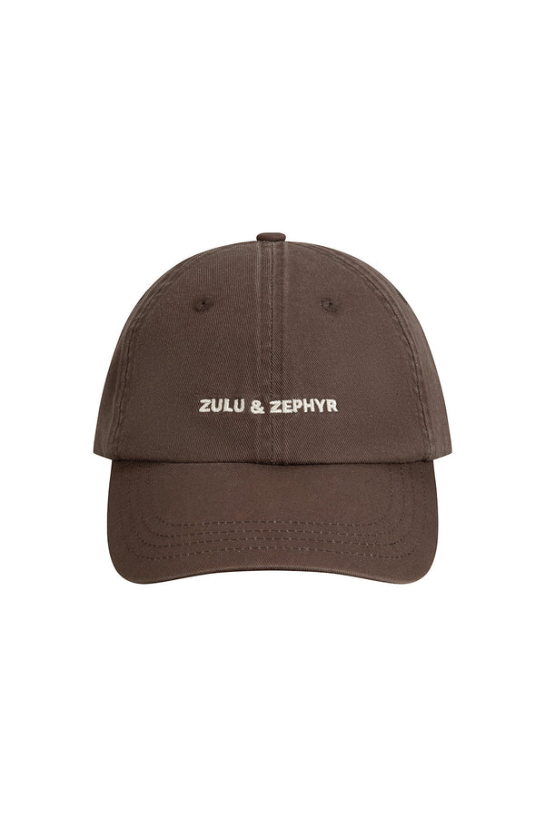 The Zulu & Zephyr Cap - Cocoa and Tallow Green