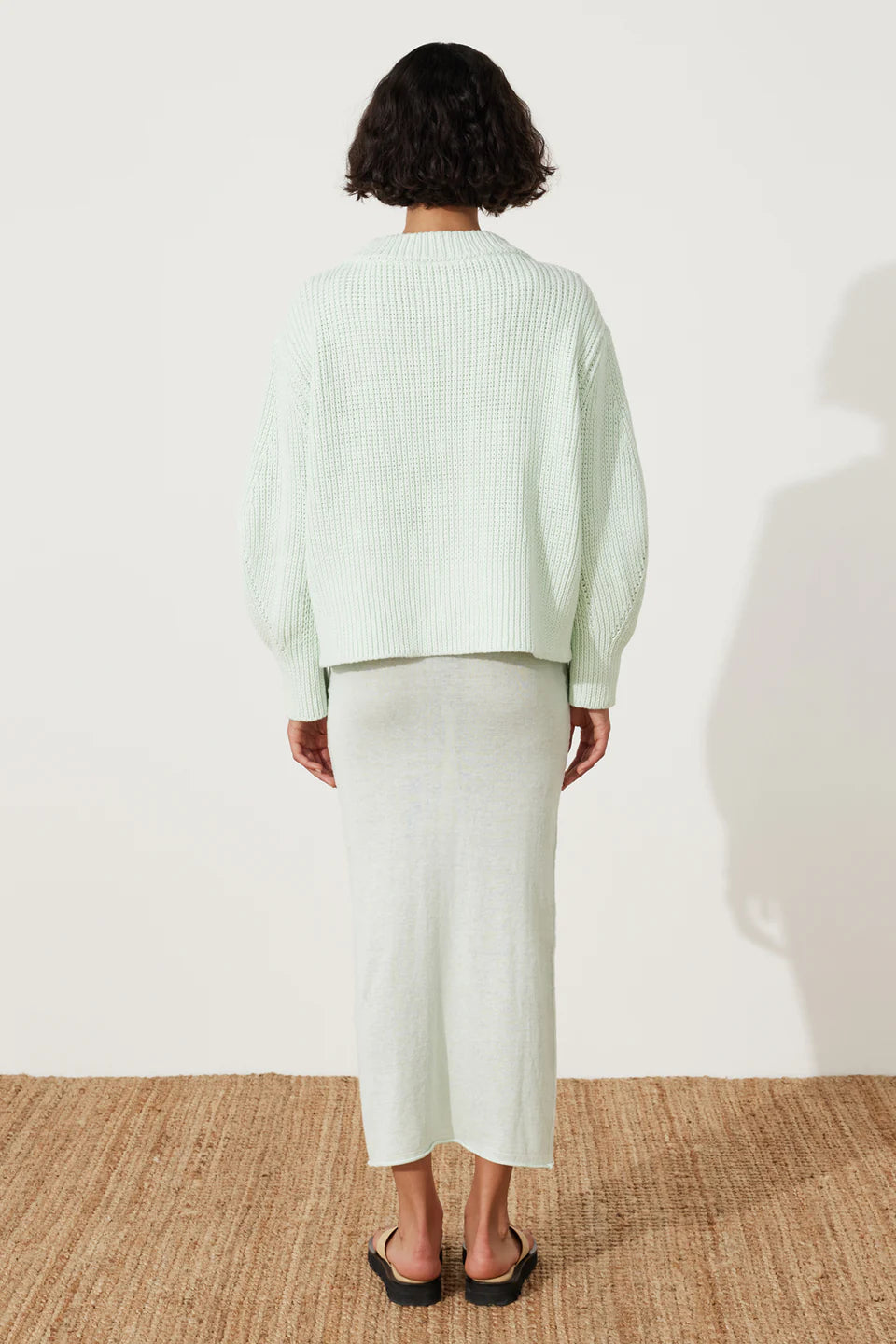 SEAGLASS COCOON KNIT JUMPER