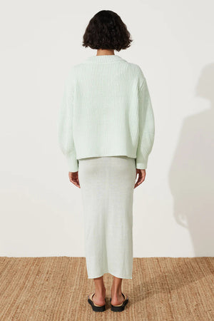 SEAGLASS COCOON KNIT JUMPER