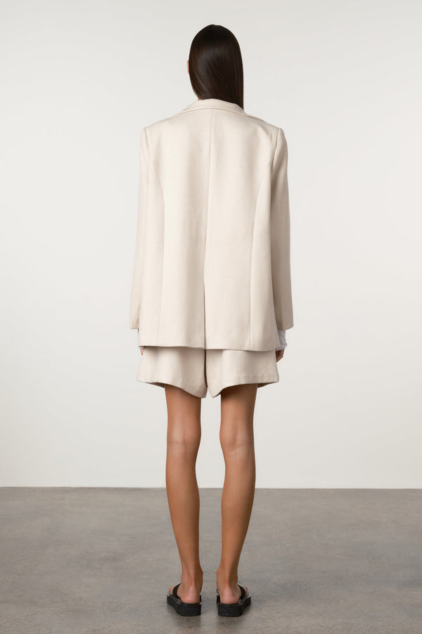 Husk Relaxed Tailored Twill Blazer