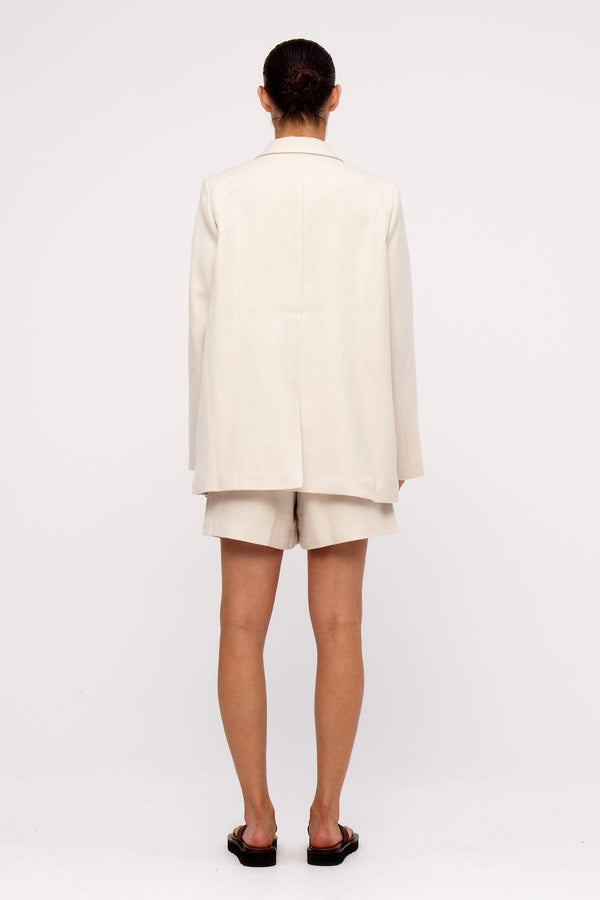 Husk Relaxed Tailored Twill Blazer