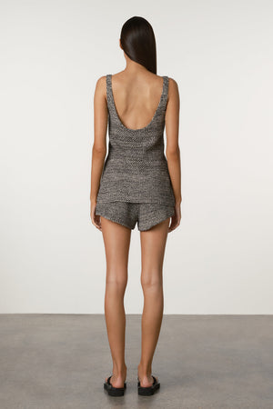 Black Marle Knit Tank