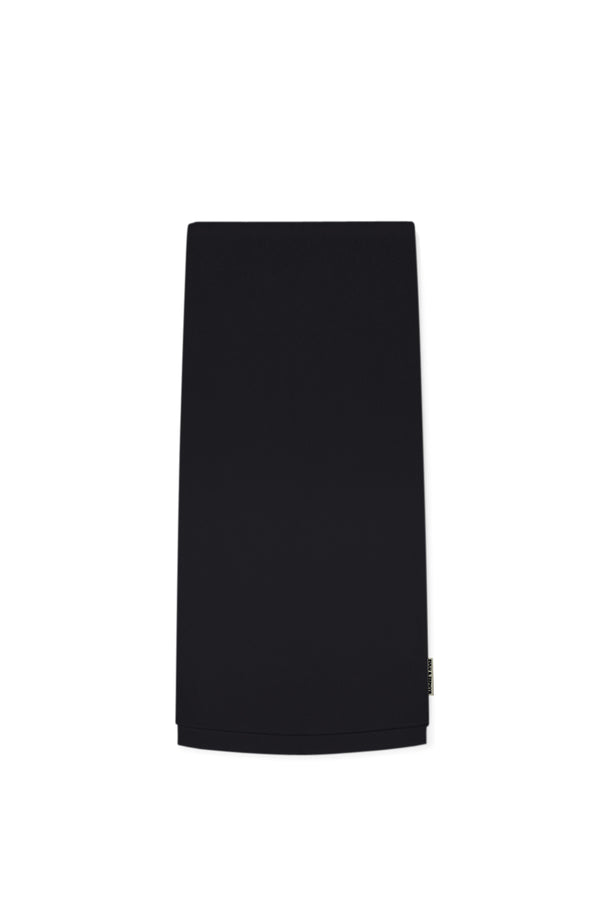 Rib Hemp Jersey Skirt - Black