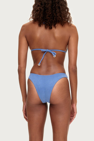 Towelling Curve Brief - Blue