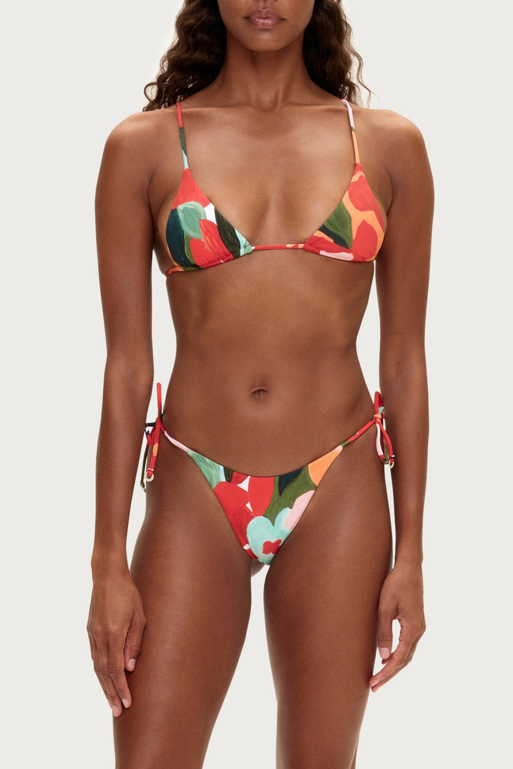 Retro Tie Brief - Red Floral