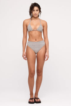 Reversible Tie Triangle Top - Natural Spot