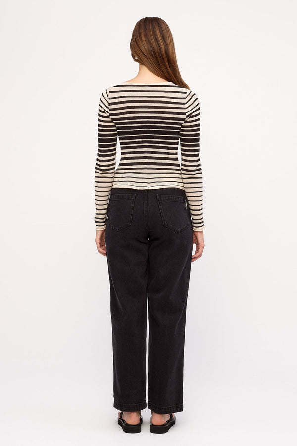 Ramie Cotton Knit Top