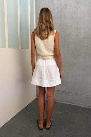 Anouk Mini Skirt - Bone