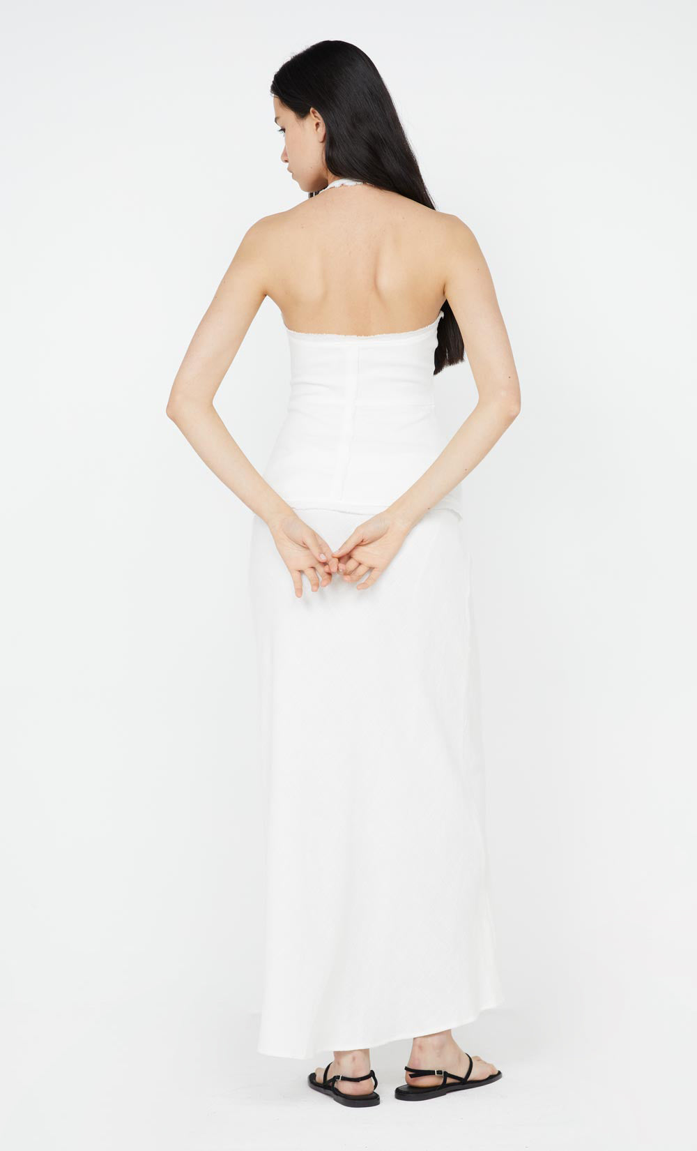 Everly Maxi Skirt - White