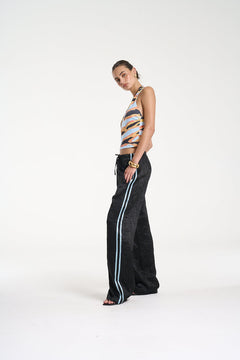 Boxer Pant - Black/Blue