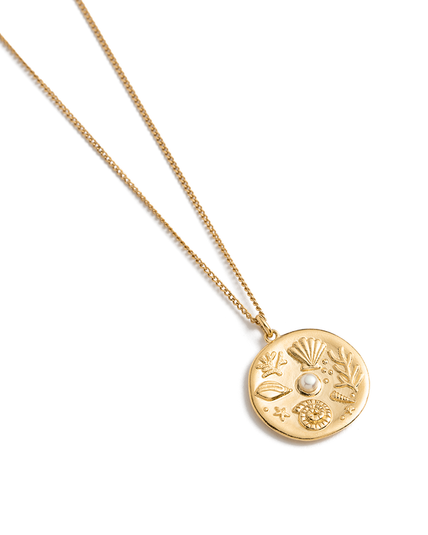 BY THE SEA COIN NECKLACE