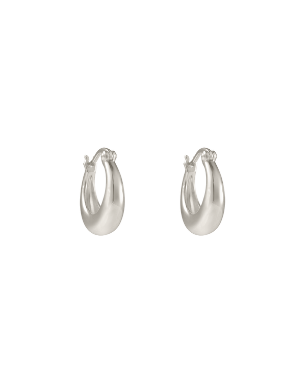 Glow Hoops Small - Sterling Silver