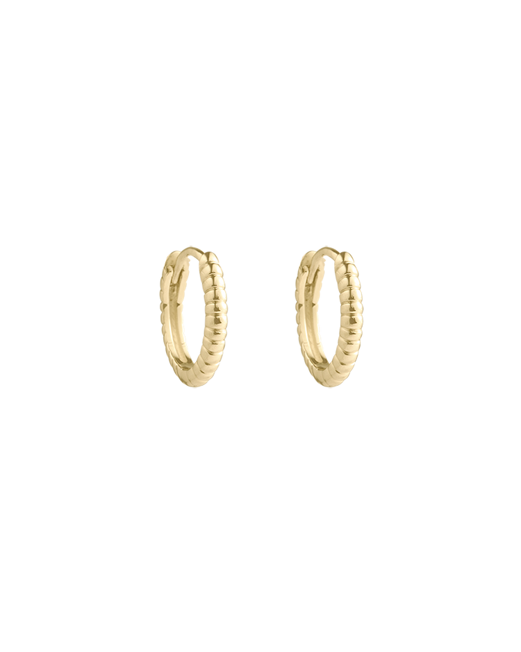 Elemental Fine Huggies - 9k Gold
